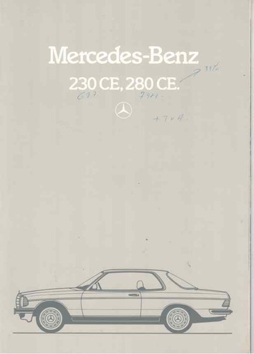 Catalogue brochure mercedes - brochure,