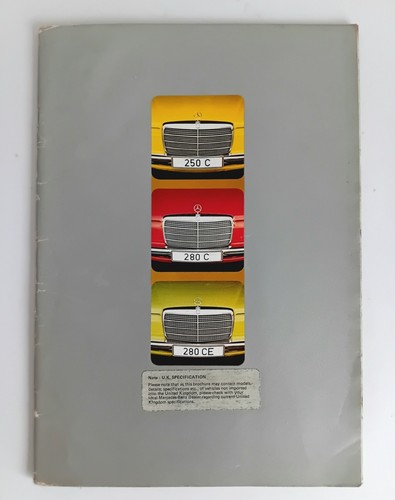 Brochure mercedes 280ce - mercedes, 280ce,