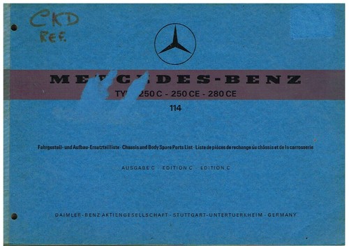 Mercedes benz w114 250c - w114,