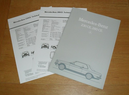 Set brochure mercedes benz - set,