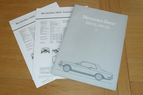 Set brochure mercedes benz - set,
